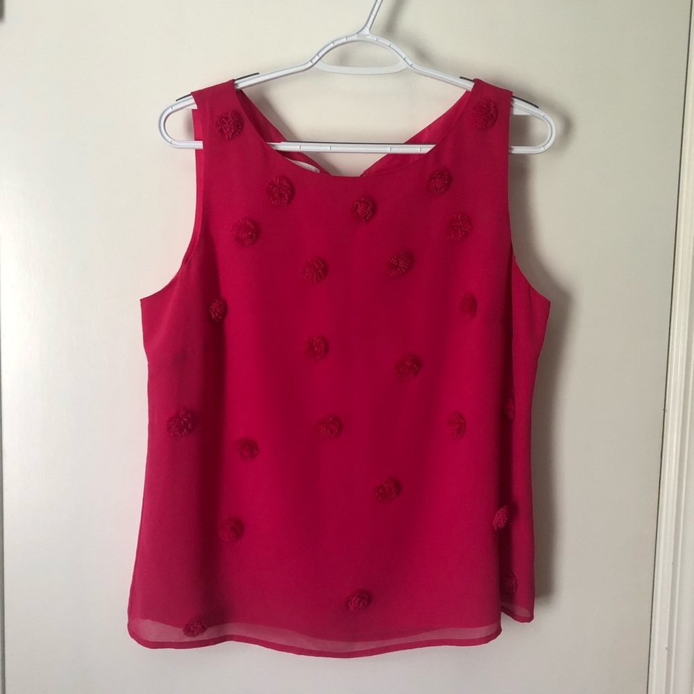 RSVP TALBOTS Pink Sleeveless Top/Blouse Size M